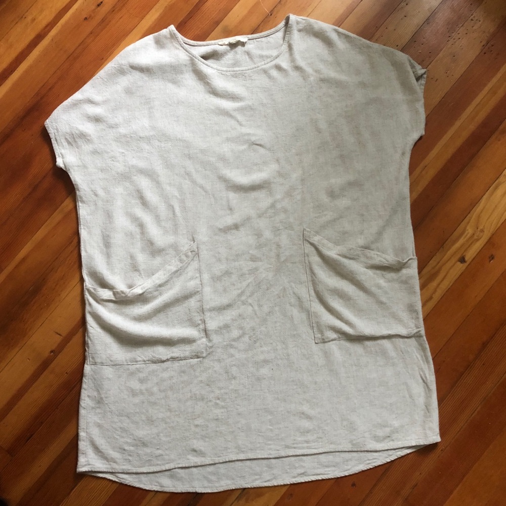Cream Grade & Gather Tunic